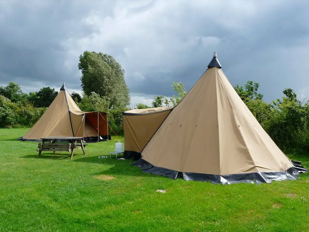 Gelukkig ben je in Groningen op deze camping met een mooi uitzicht